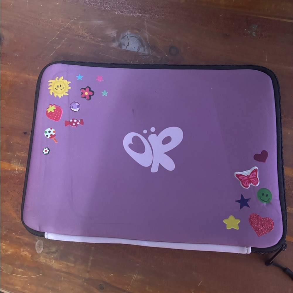 Olivia Rodrigo Purple Tablet Sleeve with Butterfly Design